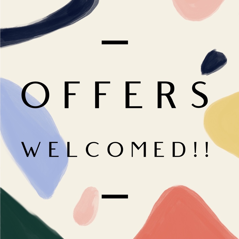 Reasonable offers welcomed!